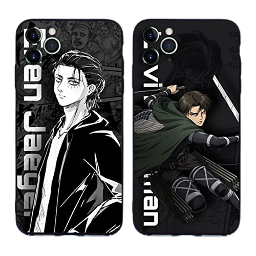 Amazon.co.jp: 進撃の巨人 エレン リヴァイ iphoneケース